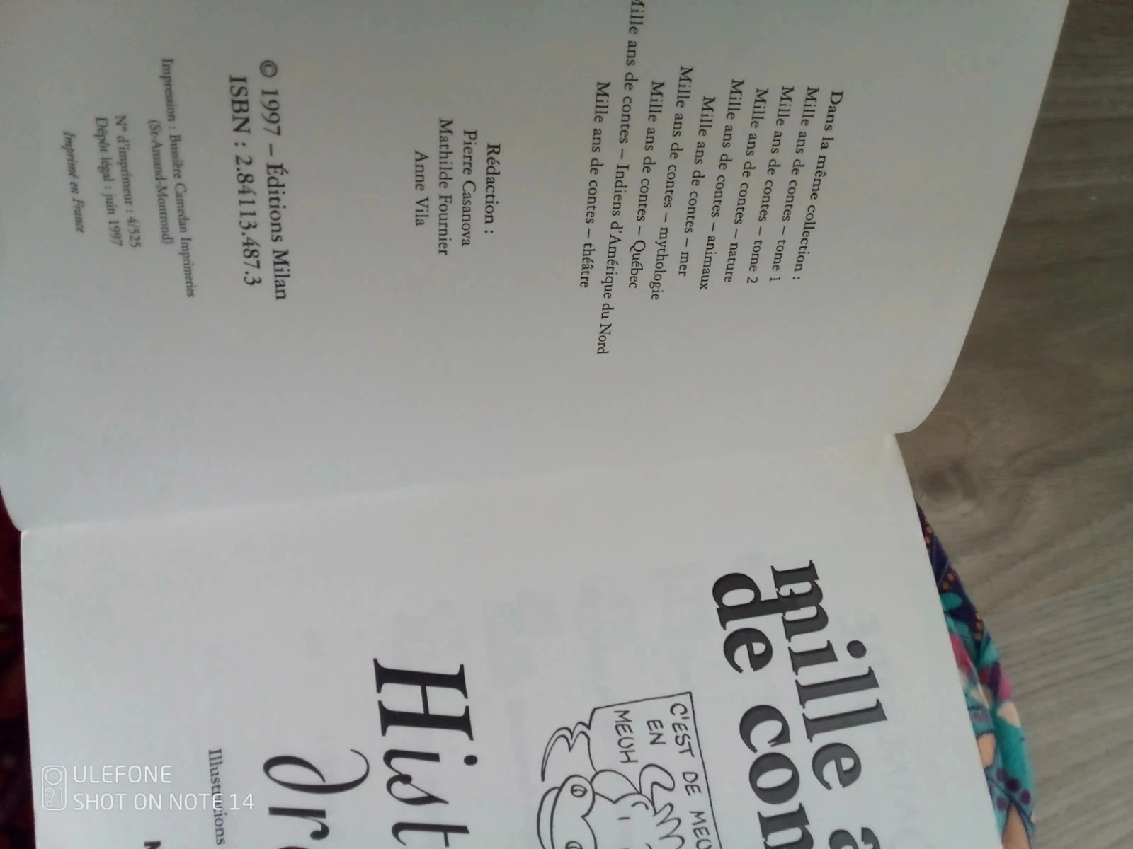 Mille ans de contes, lot de 2 gros livres vintages – photo 7